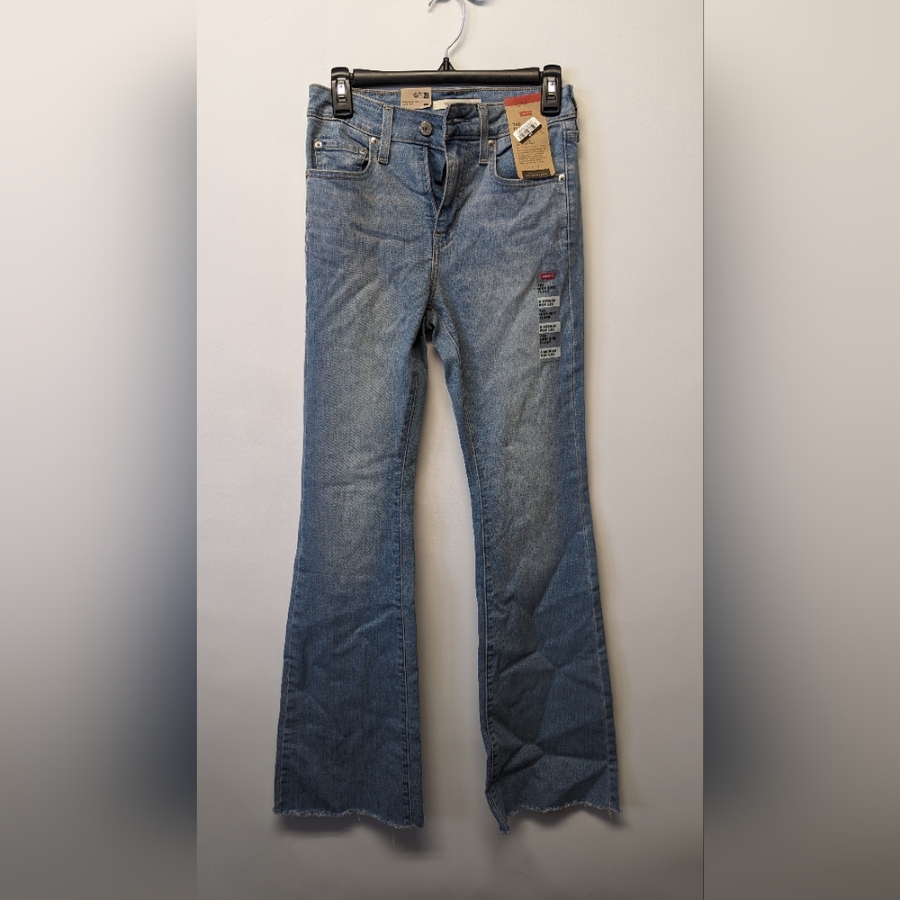 Women's Levi's 726 Flare Bottom Blue Jeans